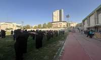 برگزاری برنامه ورزش همگانی بانوان به مناسبت هفته ملی سلامت و هفته تربیت بدنی در دانشگاه علوم پزشکی ایران